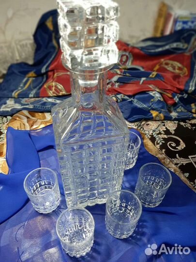 Водочный хрустальный набор СССР