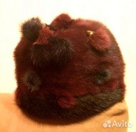 Шапка из меха норки