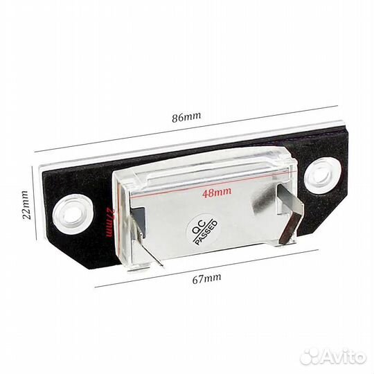 Фонарь подсветки номера Ford Focus 2 и C-max 1