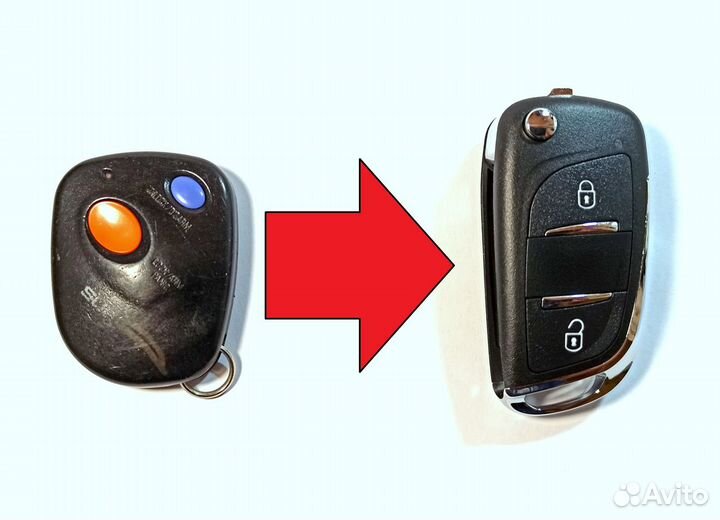 Ключ зажигания Subaru Forester / Impreza / Legacy