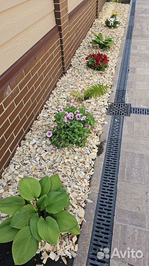 Мульча, крупная щепа