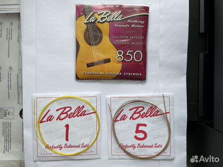 Струны La Bella 850 для акустической гитары