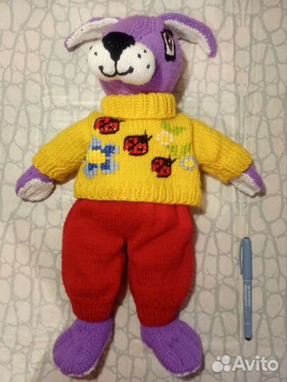 Мягкая игрушка ручной работы кролик