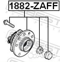 К-кт подшипника ступ. пер. Opel Astra H 1.4 16