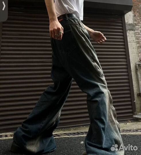 Джинсы широкие y2k