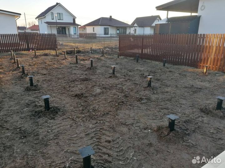 Винтовые сваи / Фундамент