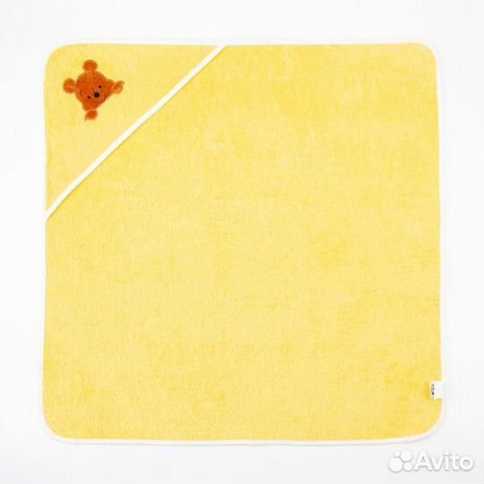 Махровое полотенце с уголком Винни