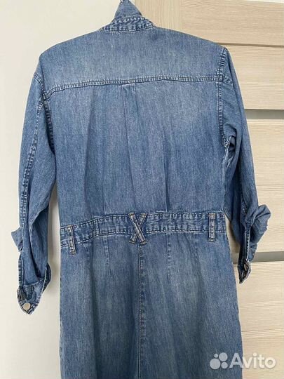 Джинсовый комбинезон женский