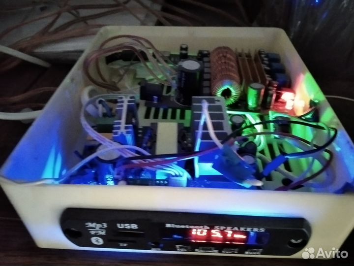 Усилитель на тра 3116 с блоком питания и тюнером