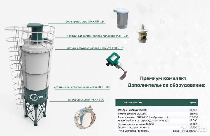 Силос цемента 35 тонн