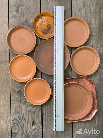 Керамические тарелки под горшки