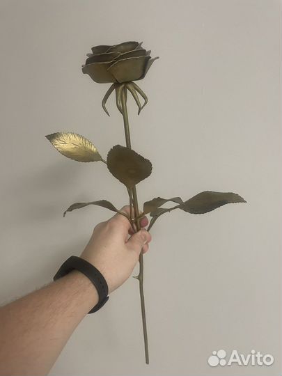 Роза из металла
