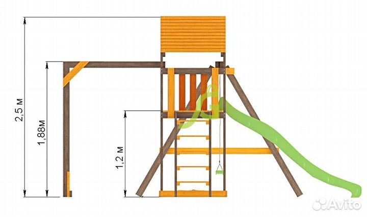 Игровая площадка для улицы Игруня 2