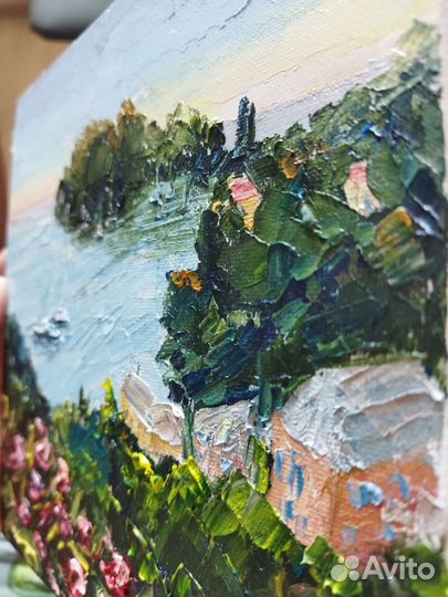 Картина море мазками масло