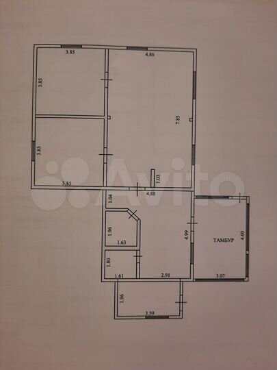 Дом 102 м² на участке 22,3 сот.