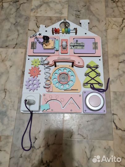 Бизиборд домик со светом