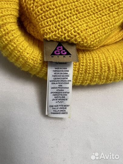 Шапка Nike ACG Beanie (Amarillo/Black) Оригинал