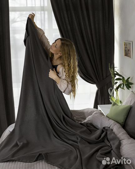 Покрывало Ламия Эспрессо новое плед на кровать