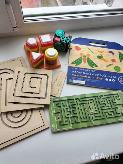 Игрушки: развивающие, деревянные, магнитные