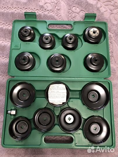 Набор фильтросъемных чашек 14 предметов, jonnesway