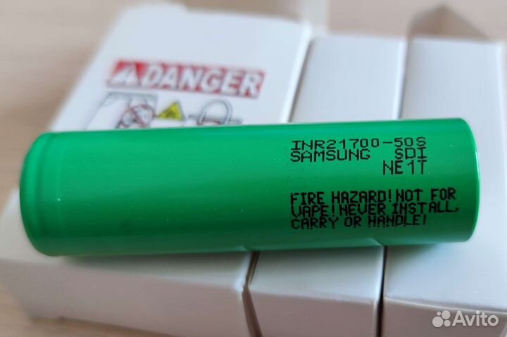 12*Аккумулятор Samsung INR21700-50S, 2023 год