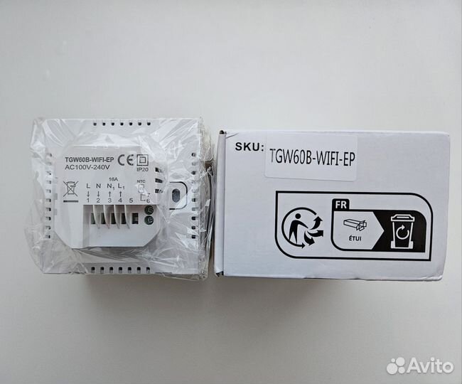 Умный термостат Beok Tuya TGW60B-wifi-EP