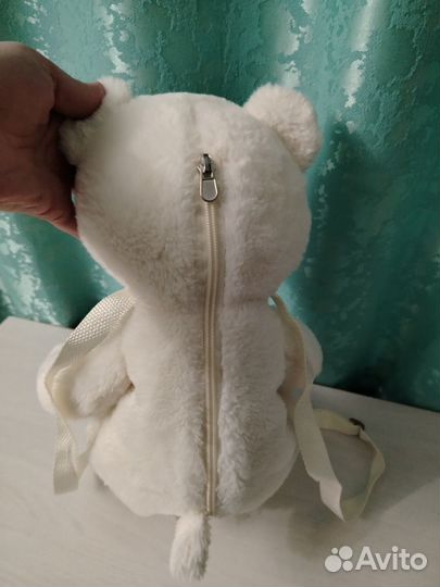 Рюкзак медвежонок белый
