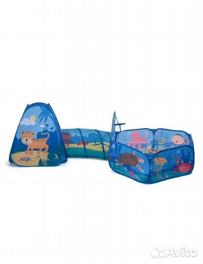 Сухой бассейн с шариками и палаткой