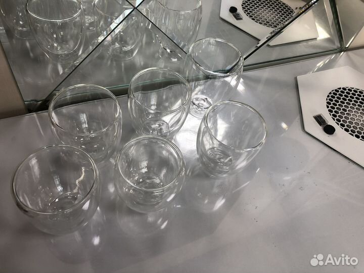 Стаканы с двойными стенками