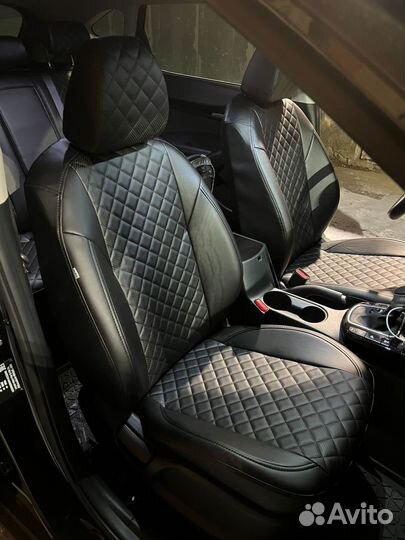 Чехлы автомобильные экокожа Hyundai Tucson 1,2,3