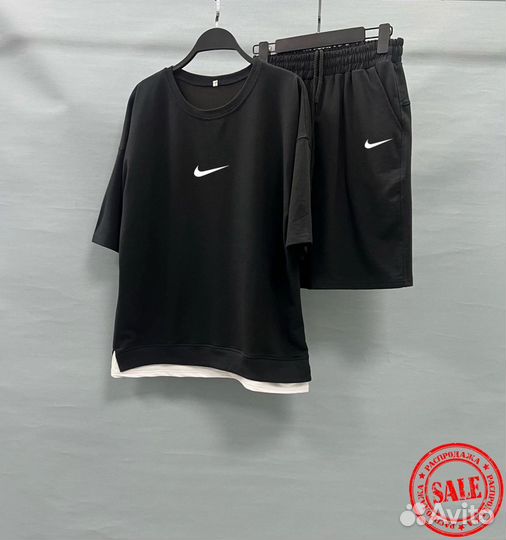 Спортивный костюм nike (футболка+шорты)