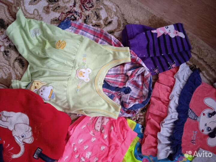 Детские вещи пакетом на девочку 3-4 года