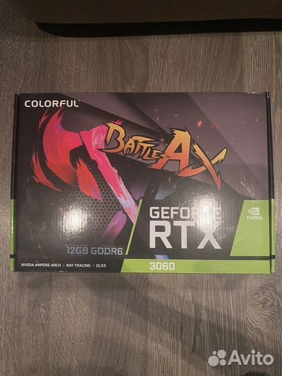 Видеокарта Colorful GeForce RTX 3060 Battle-Ax