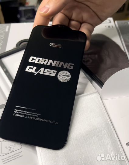 Премиум бронь стекло на iPhone Corning Glass