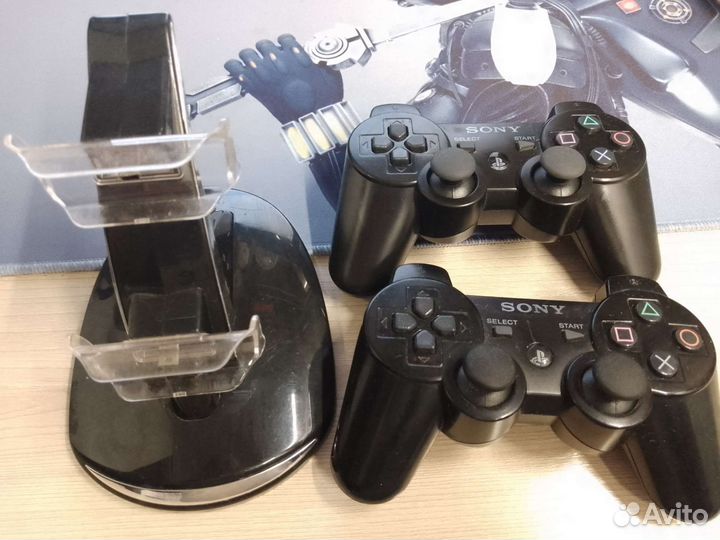 Геймпады ps3+ док-станция