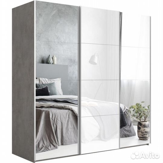 Шкаф-купе Эста 3-х дверный Медиум (4 посредине) (4