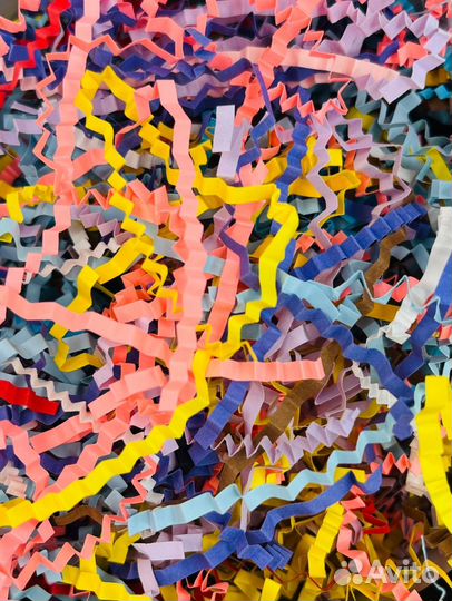 Наполнитель бумажный для подарков, для вечеринки