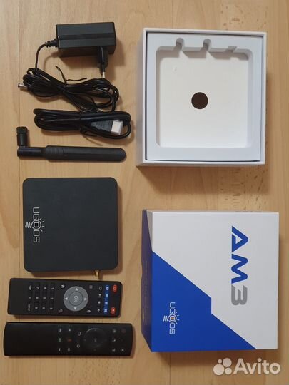 Ugoos am3 smart tv + аэромышь g20s