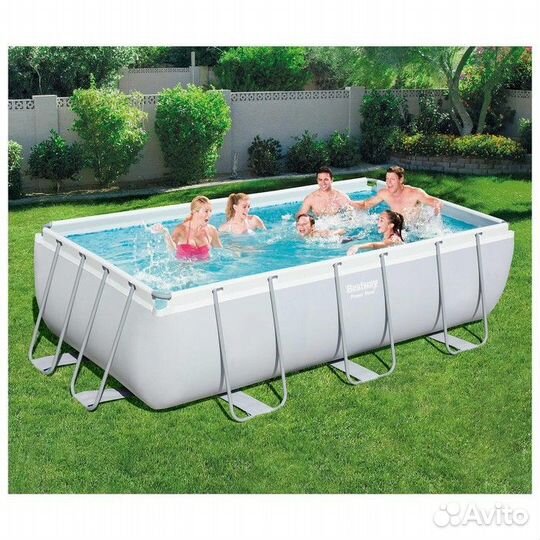 Бассейн каркасный прямоугольный Bestway Power Stee