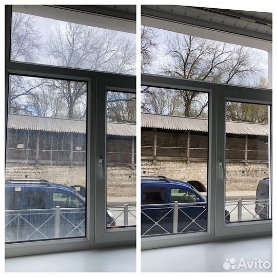 Мойка балконов и окон
