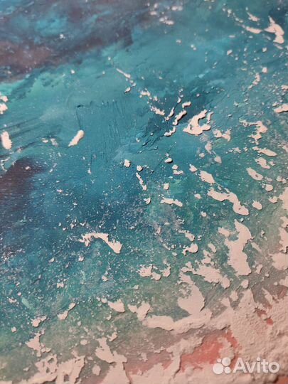 Интерьерная картина розовый пляж