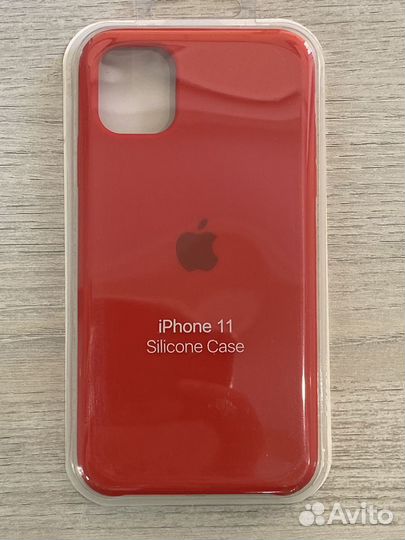 Чехол для iPhone 11 Красный (Silicone Case)