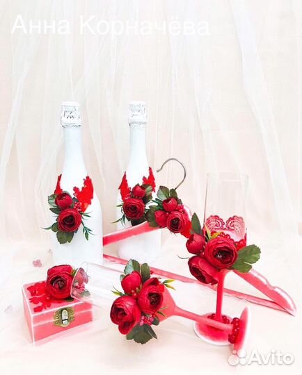 Свадебные украшения на стол