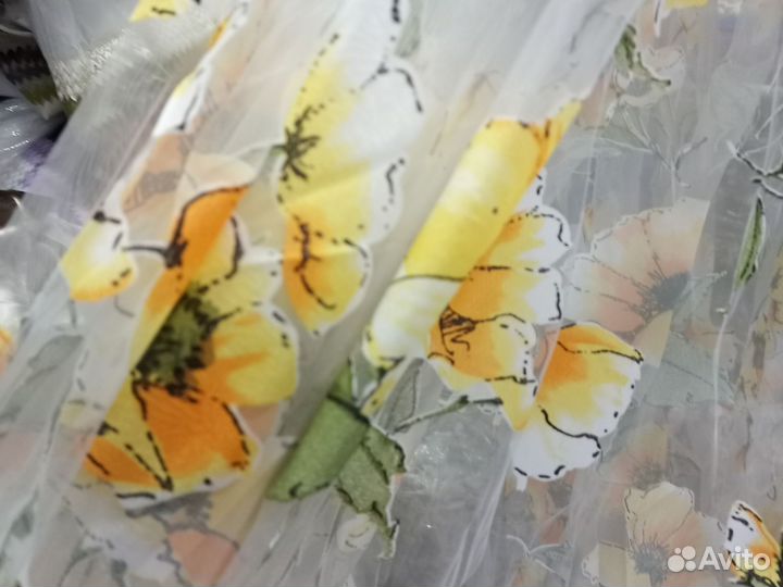 Тюль органза готовые