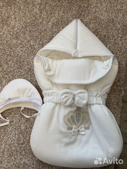 Зимний конверт на выписку