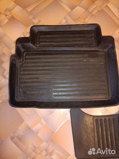 Комплект ковриков в салон,багажник на Hyundai ix35