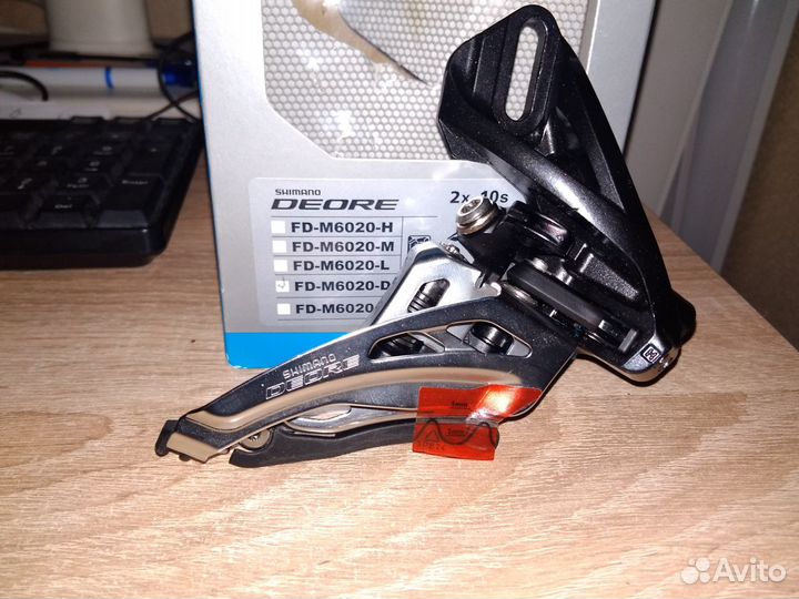 Передний переключатель Shimano deore FD-M6020 2x10