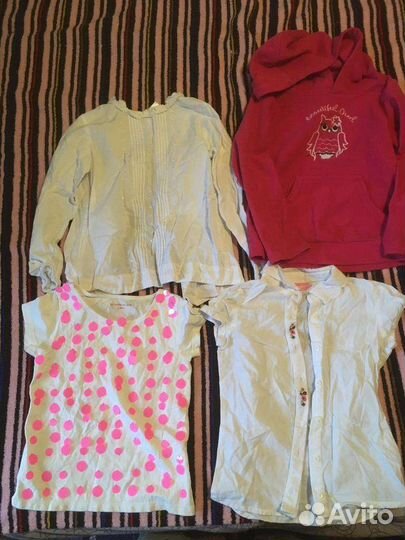 Детские вещи пакетом на девочку 104см