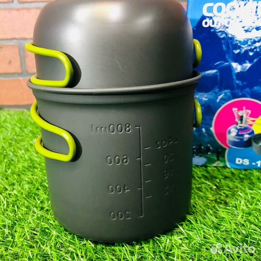 Набор анодированной посуды для кемпинга