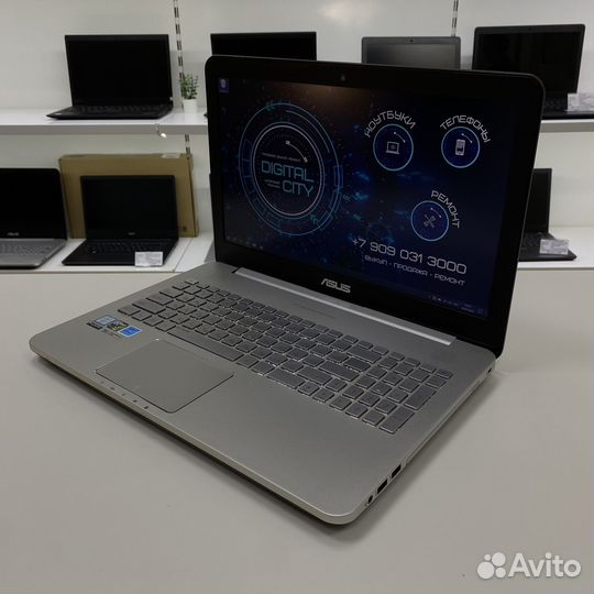 Алюминиевый Asus N552v i7-6700HQ/ GTX 960m 4Gb